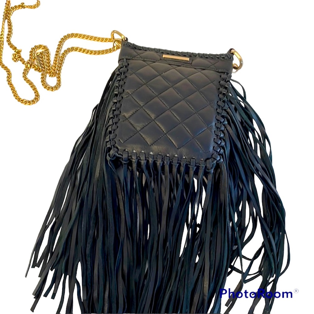 THOMAS WYLDE black leather cross body NWT